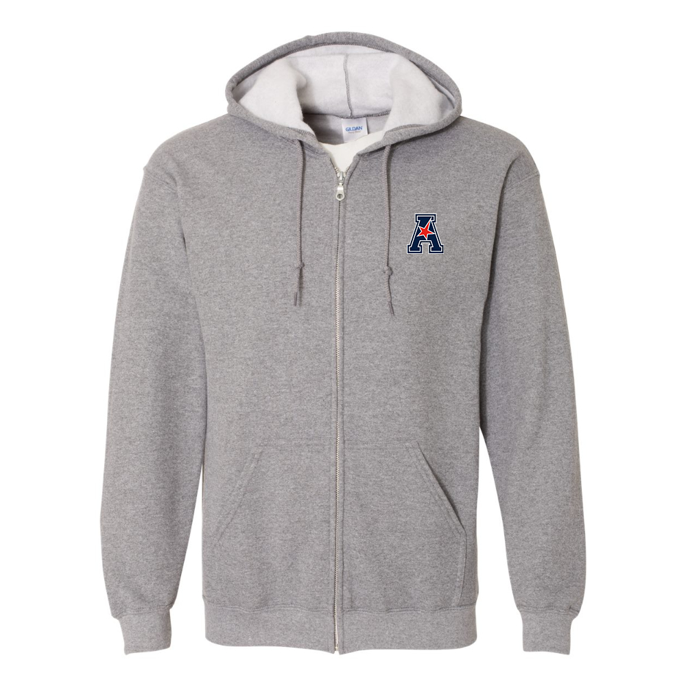 Men's  American Athletic Conference Gildan  Heavy Blend Full Zip Hooded Sweatshirt