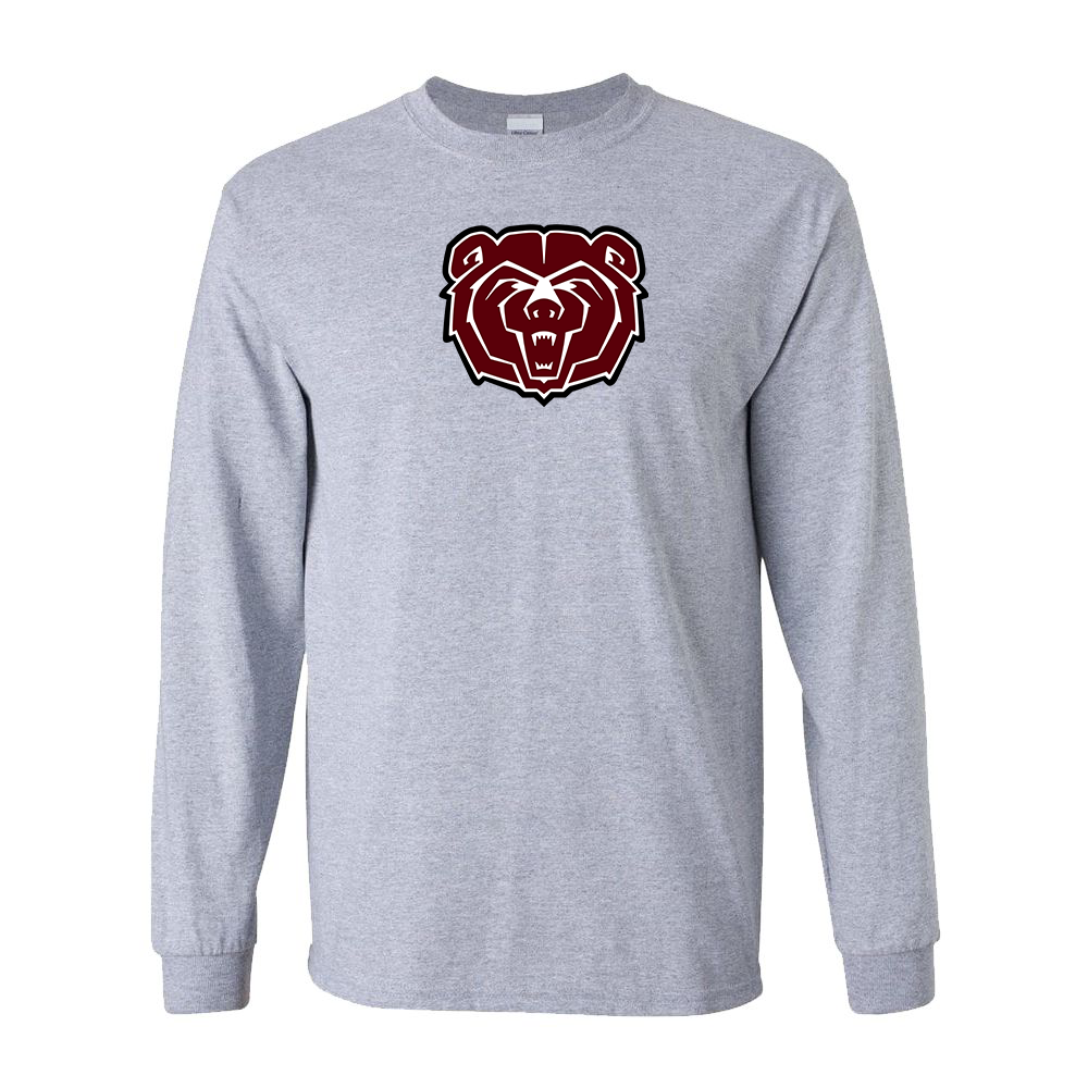 Men's  Missouri State Bears  Logo Cotton Long Sleeve T-Shirt