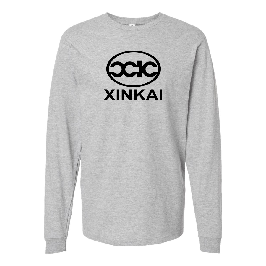 Men's Xin Kai Logo Cotton Long Sleeve T-Shirt