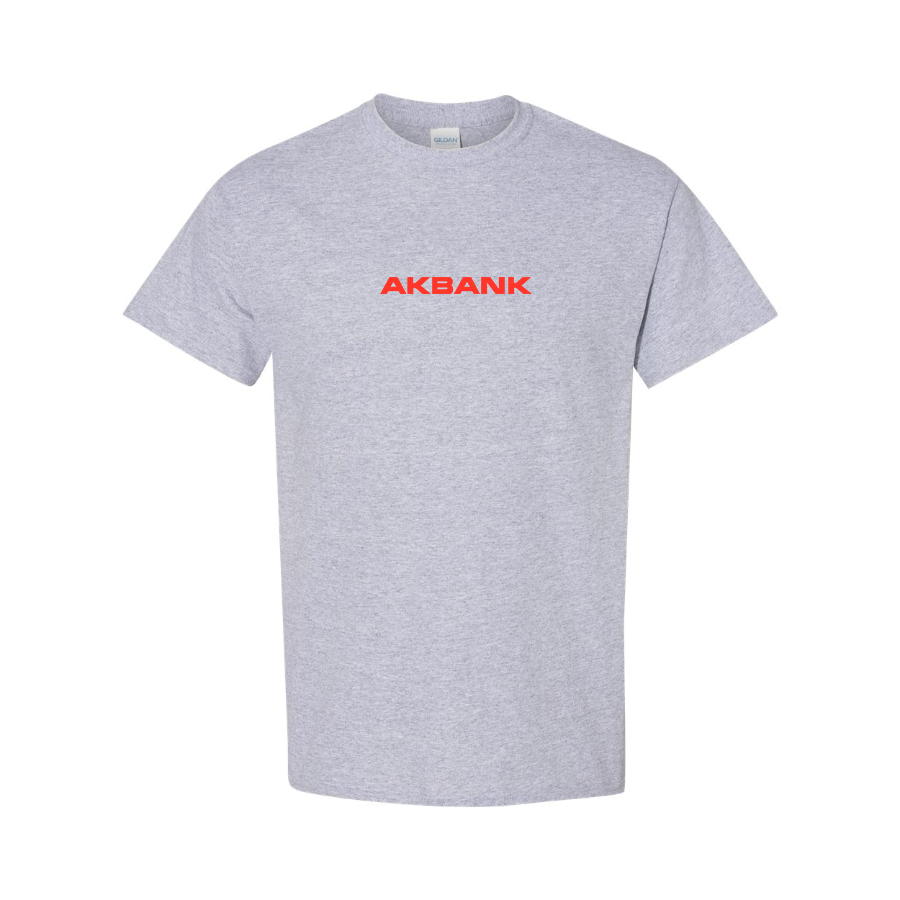 Men's Akbank Logo Cotton T-Shirt