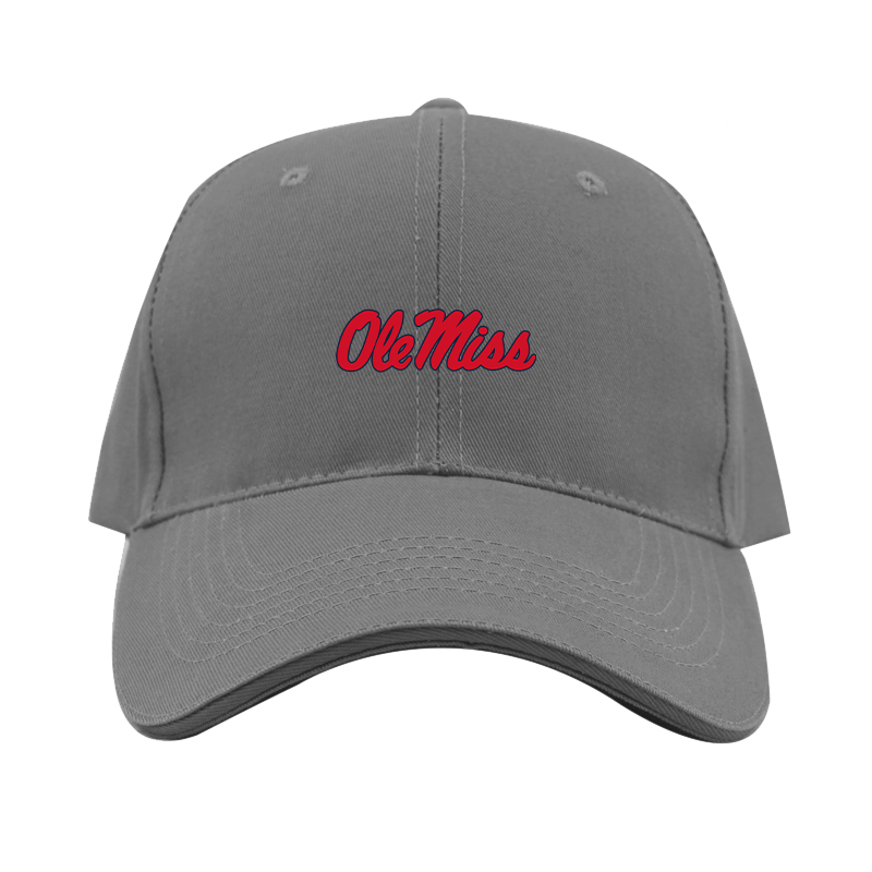 Mississippi Rebels Logo Dad Baseball Cap Hat