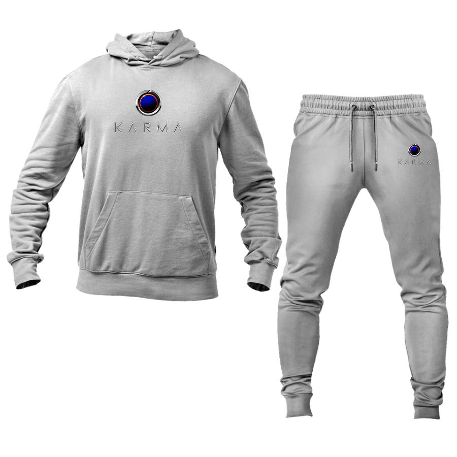 Men's Karma Logo Hoodie Joggers Set