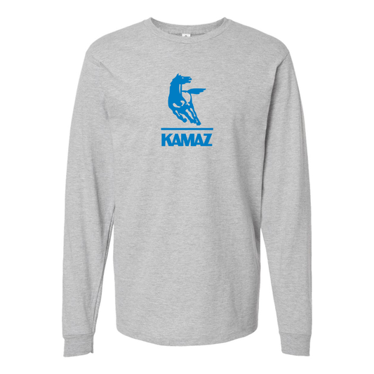 Men's KAMAZ  Logo Cotton Long Sleeve T-Shirt