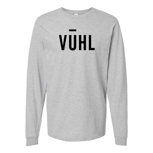Men's VUHL Logo  Cotton Long Sleeve T-Shirt