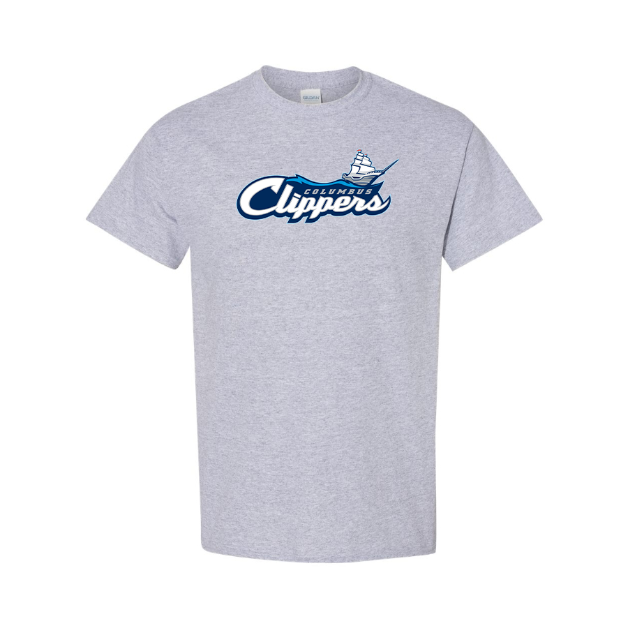 Men's Columbus Clippers Logo Cotton T-Shirt