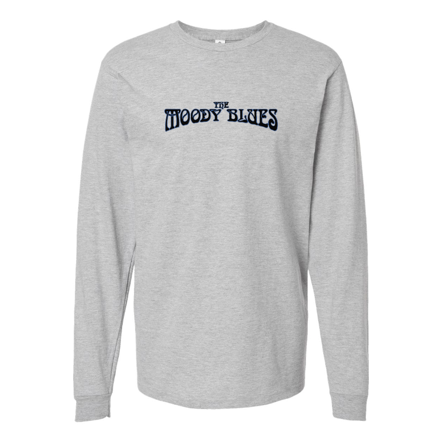 Men's The Moody Blues Logo  Cotton Long Sleeve T-Shirt