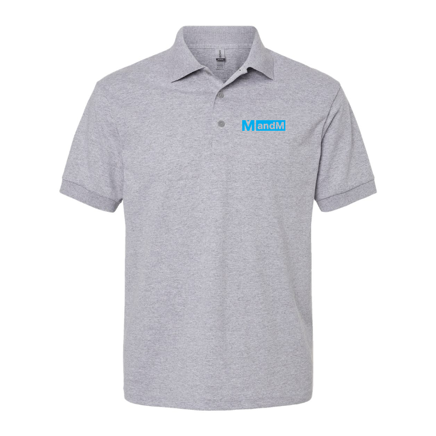 Men's MandM Logo Dry Blend Polo