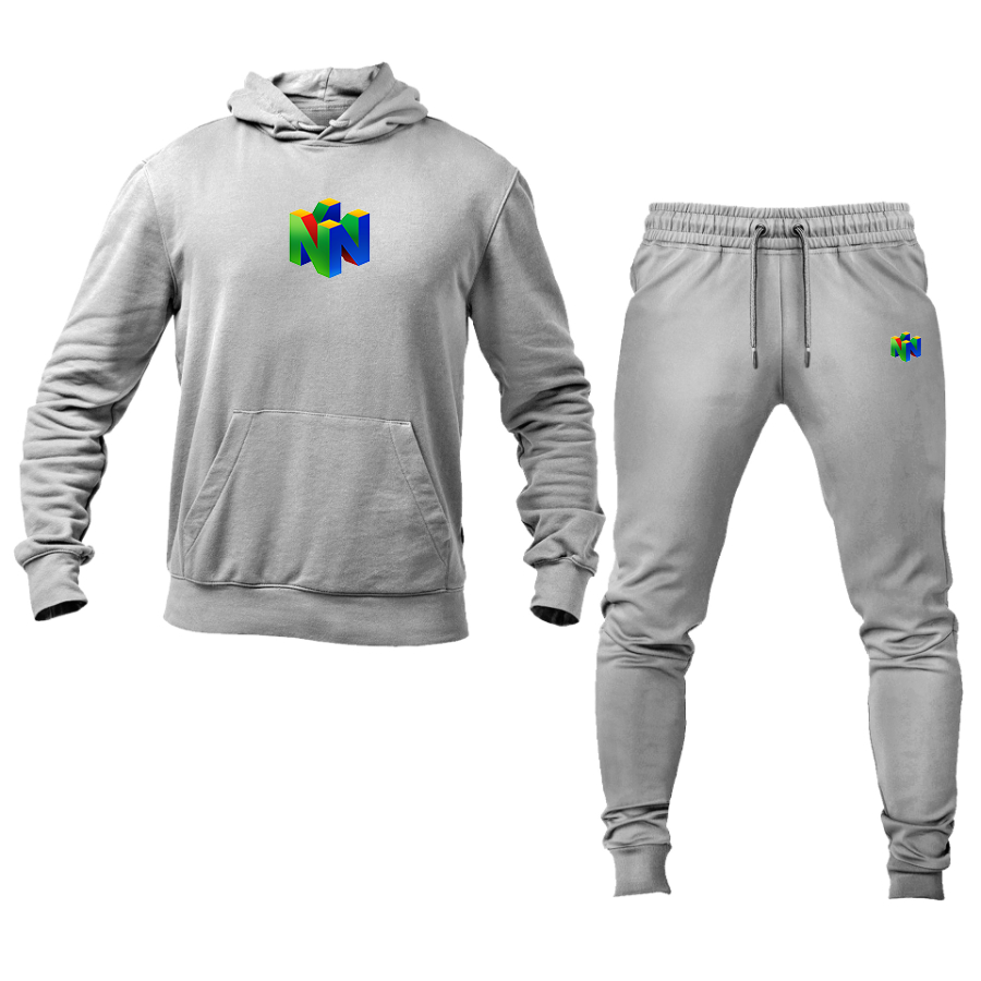 Men's  Nintendo N64   Logo Hoodie Joggers Set