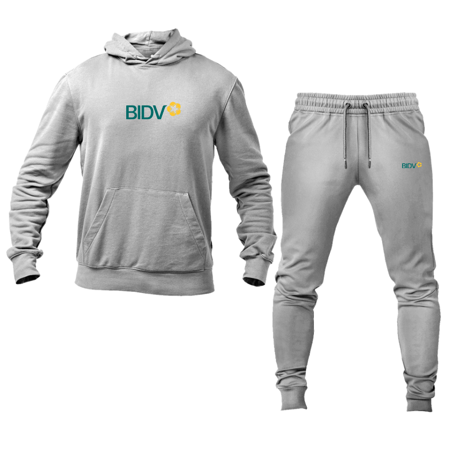 Men's BIDV Logo Hoodie Joggers Set