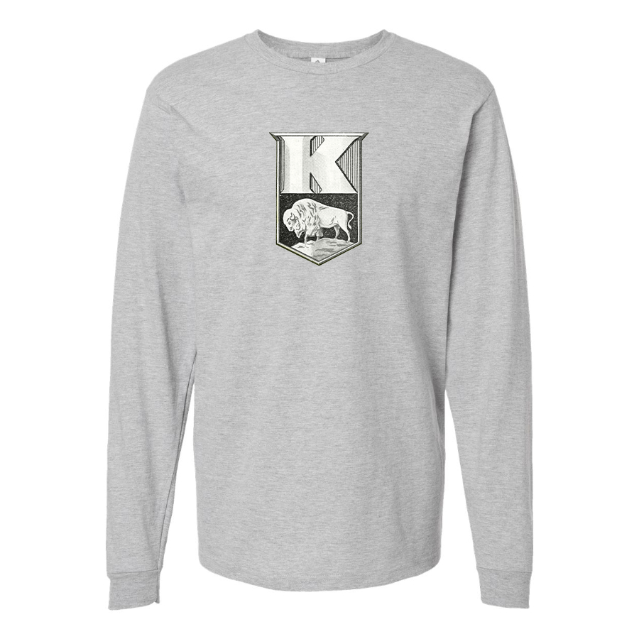 Men's Kaiser  Logo Cotton Long Sleeve T-Shirt
