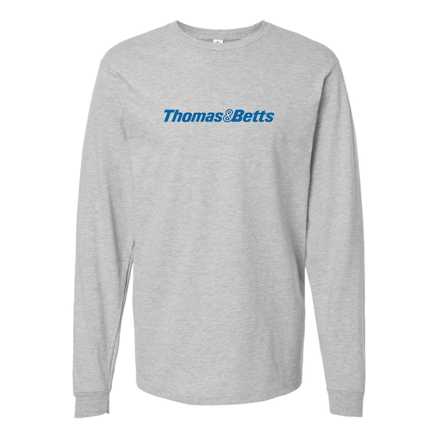 Men's Thomas Logo Cotton Long Sleeve T-Shirt