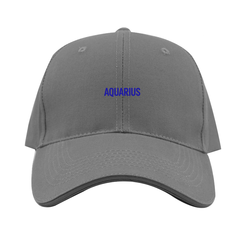 Aquarius Logo  Dad Baseball Cap Hat