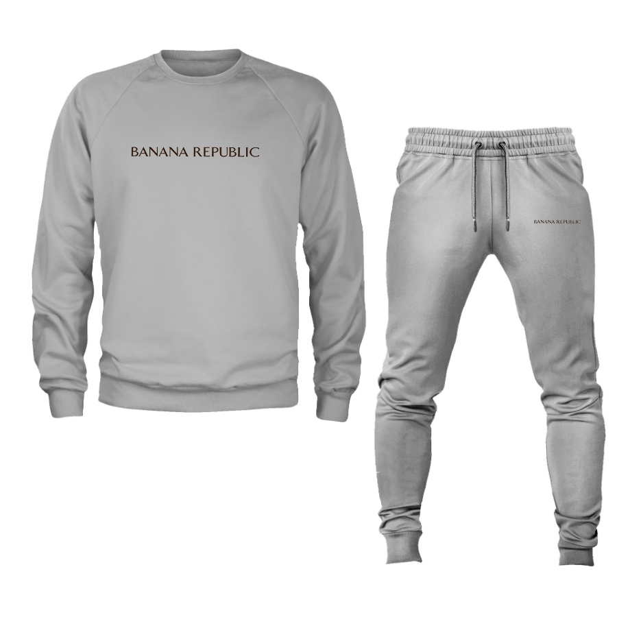 Men's Banana Republic Crewneck Sweatshirt Joggers Suit