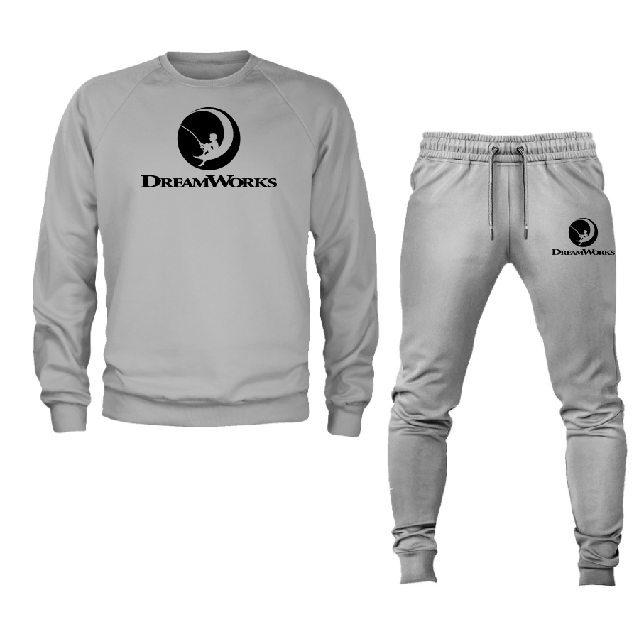 Men's Dreamworks  Crewneck Sweatshirt Joggers Suit