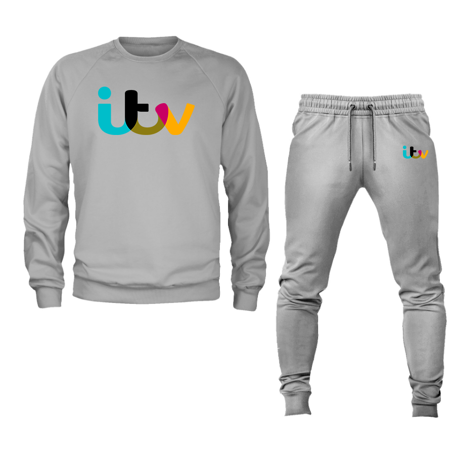 Men's  Itv  Crewneck Sweatshirt Joggers Suit