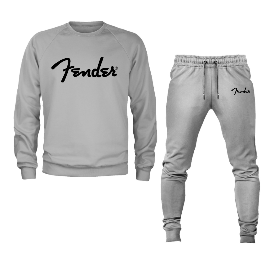 Men's Fender   Crewneck Sweatshirt Joggers Suit