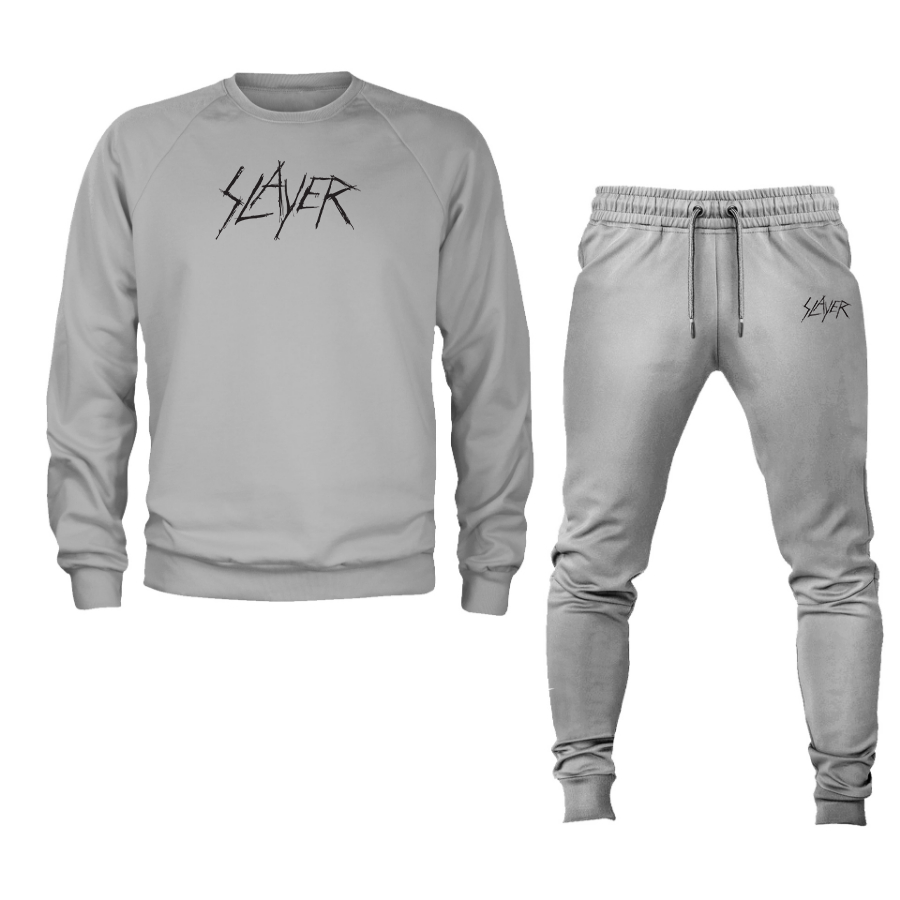 Men's  Slayer Carved Crewneck Sweatshirt Joggers Suit