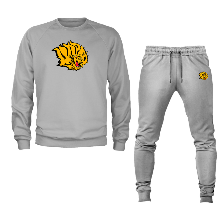 Men's Arkansas PB Golden Lions Crewneck Sweatshirt Joggers Suit