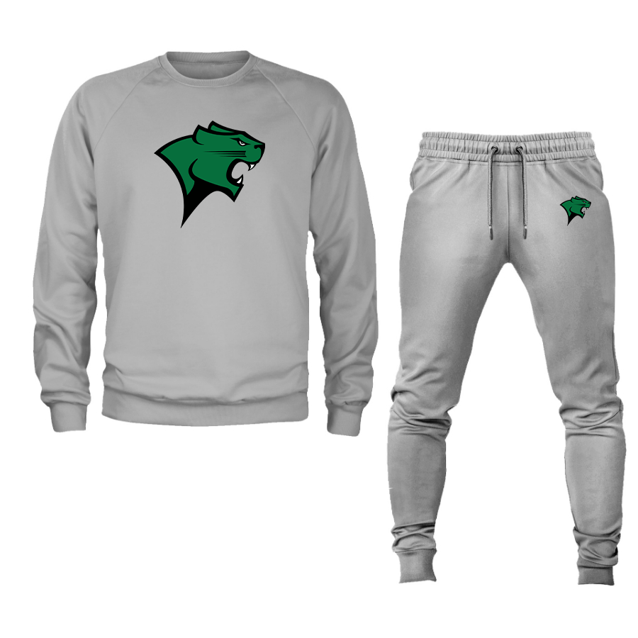 Men's Chicago State Cougars Crewneck Sweatshirt Joggers Suit