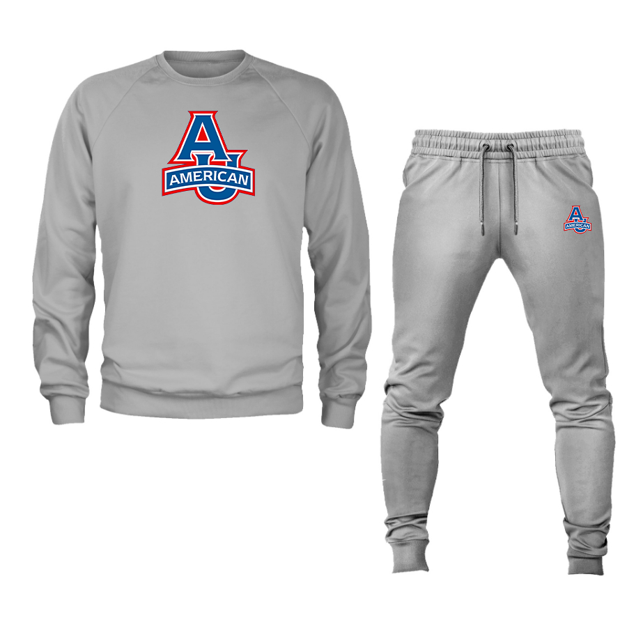 Men's  American Eagles  Crewneck Sweatshirt Joggers Suit