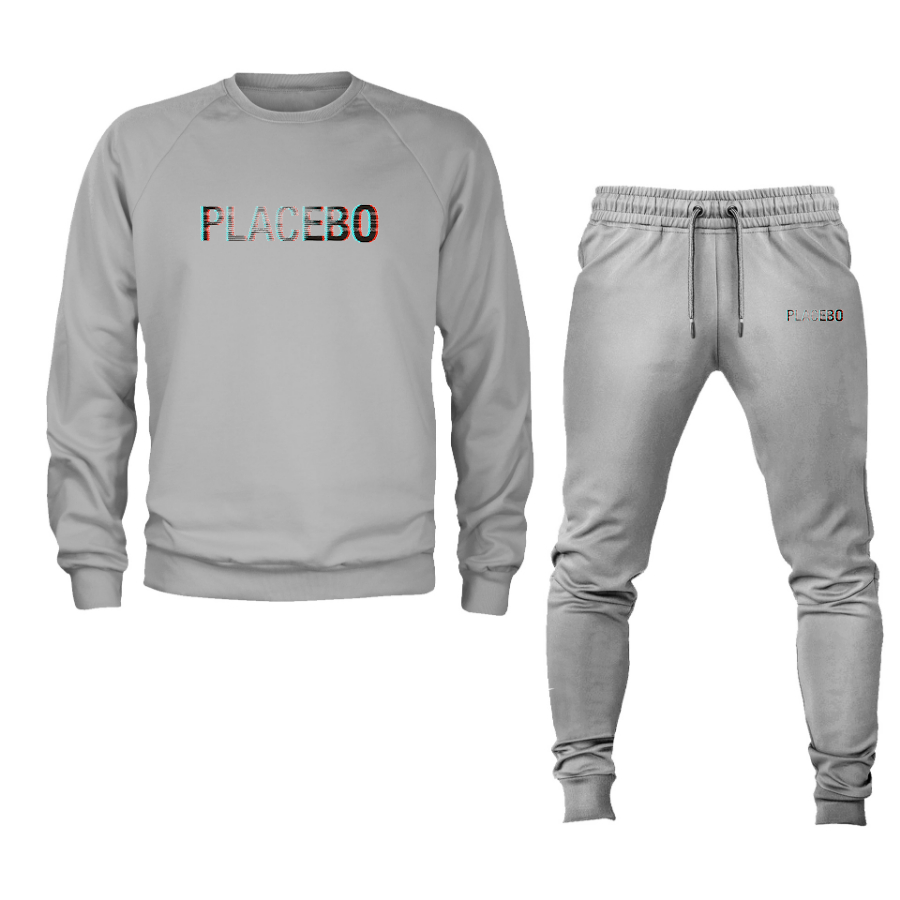 Men's  Placebo Crewneck Sweatshirt Joggers Suit