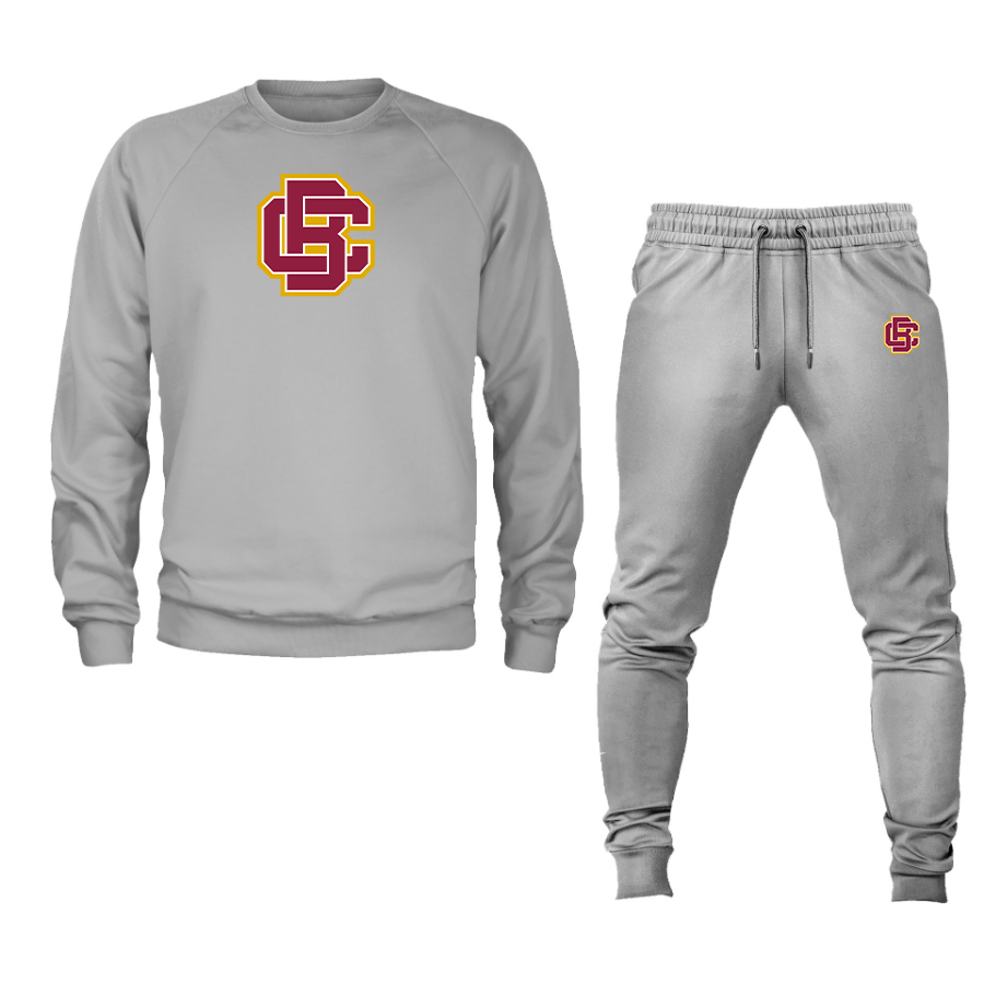 Men's  Bethune Cookman Wildcats Crewneck Sweatshirt Joggers Suit