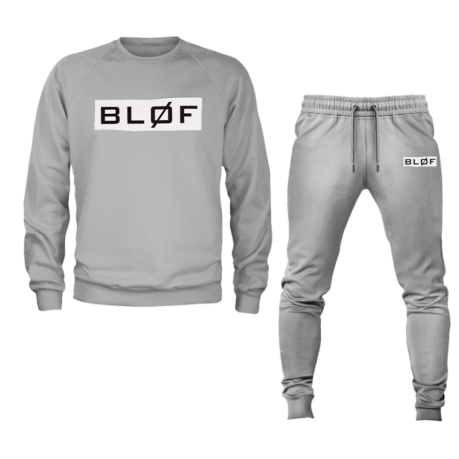 Men's  BLØF Crewneck Sweatshirt Joggers Suit