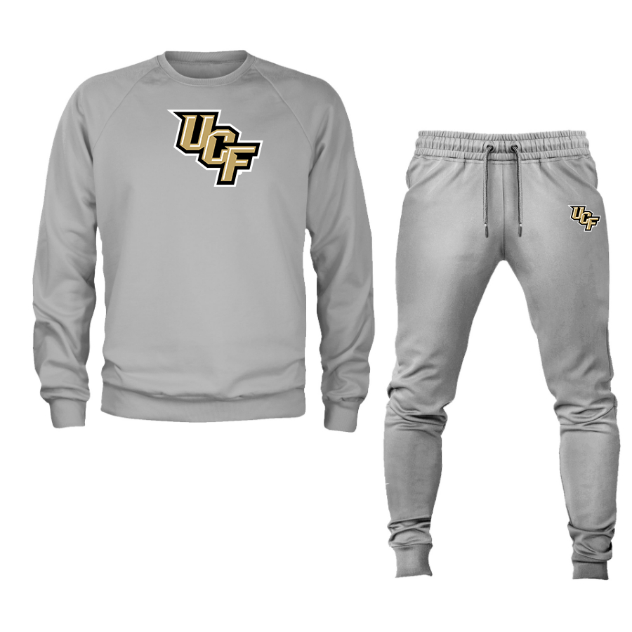 Men's  Central Florida Knights  Crewneck Sweatshirt Joggers Suit