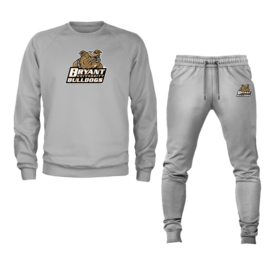 Men's  Bryant Bulldogs  Crewneck Sweatshirt Joggers Suit