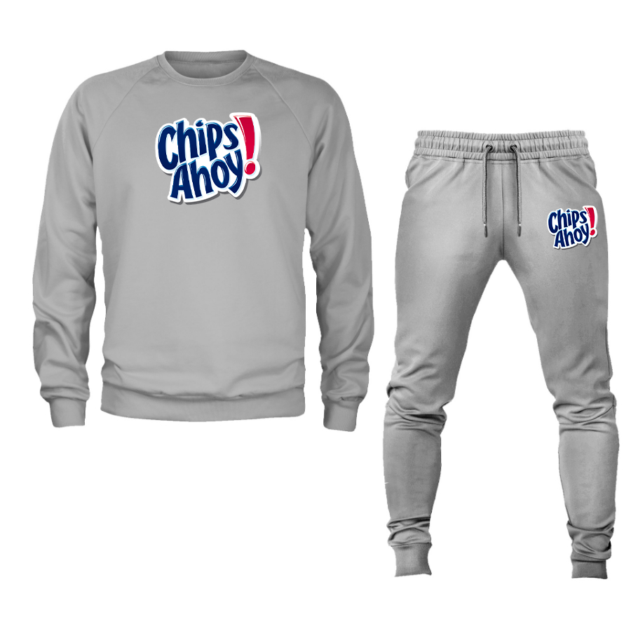 Men's Chips Ahoy Crewneck Sweatshirt Joggers Suit