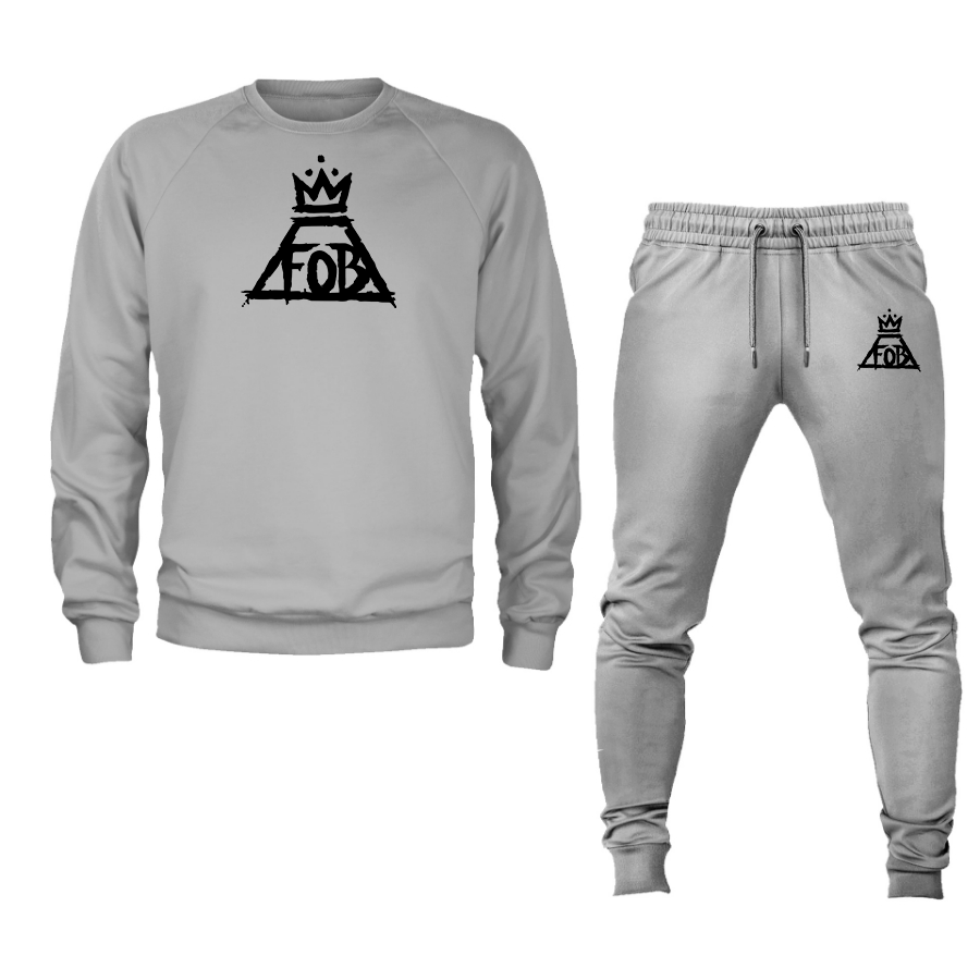 Men's Fall Out Boy  Crewneck Sweatshirt Joggers Suit