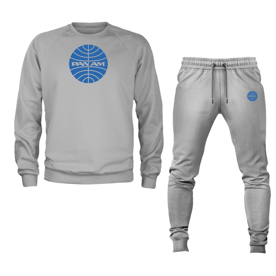 Men's  Pan Am  Crewneck Sweatshirt Joggers Suit