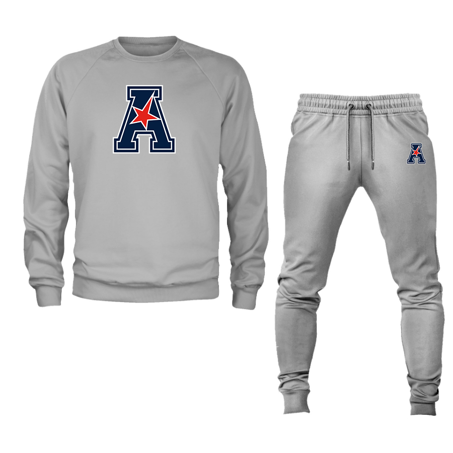 Men's  American Athletic Conference  Crewneck Sweatshirt Joggers Suit