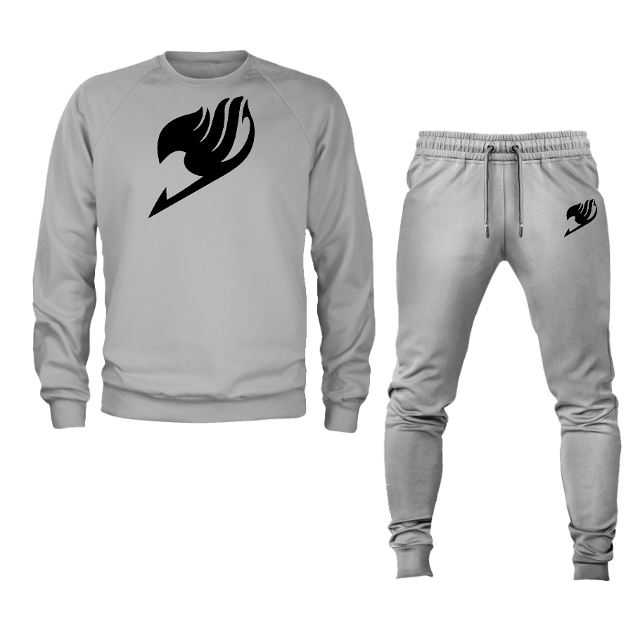 Men's  Fairy Tail  Crewneck Sweatshirt Joggers Suit