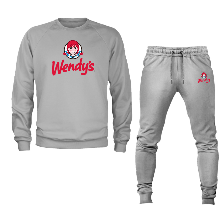 Men's  Wendy_s  Crewneck Sweatshirt Joggers Suit