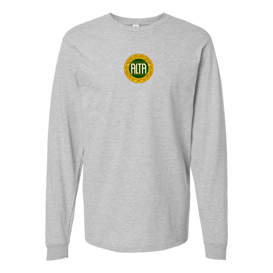 Men's Alta Automobile Logo Cotton Long Sleeve T-Shirt