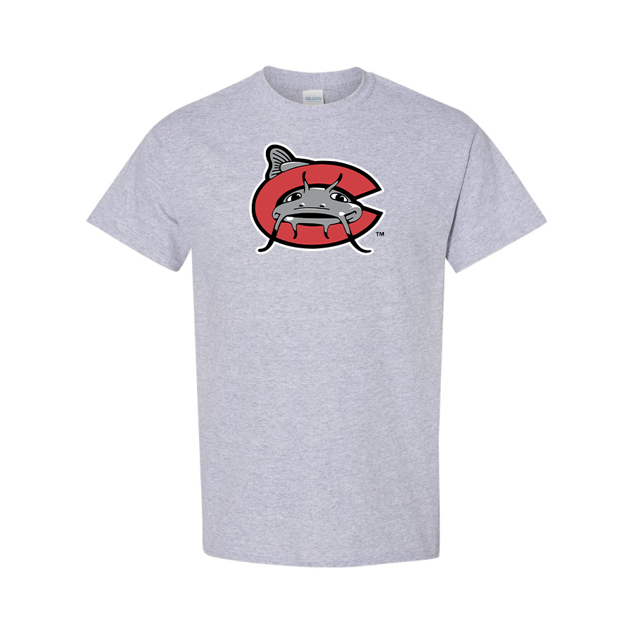 Men's Carolina Mudcats Logo Cotton T-Shirt
