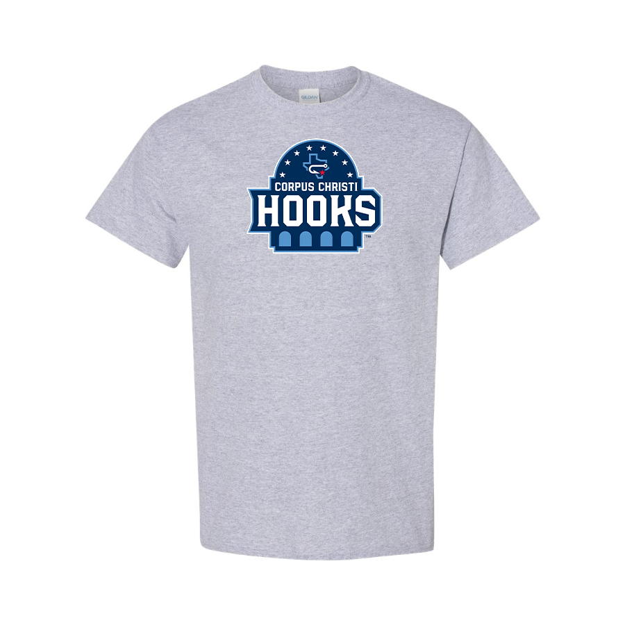 Men's Corpus Christi Hooks  Logo Cotton T-Shirt