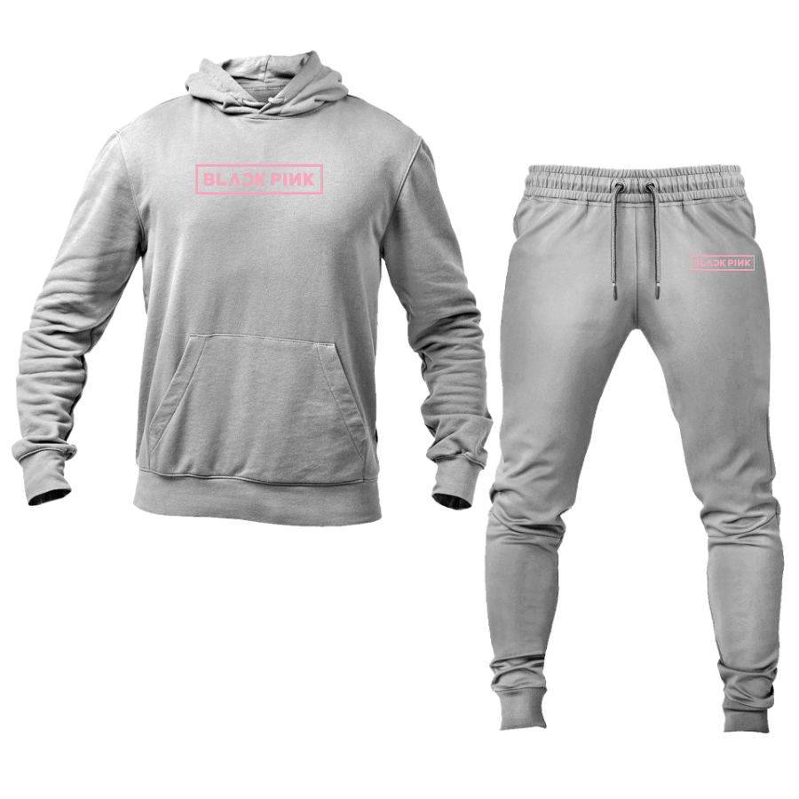 Men's Blackpink  Logo Hoodie Joggers Set