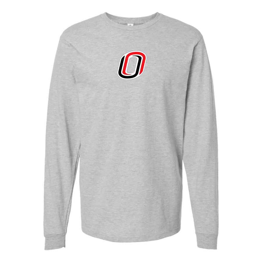 Youth Nebraska Omaha Mavericks Logo  Long sleeves