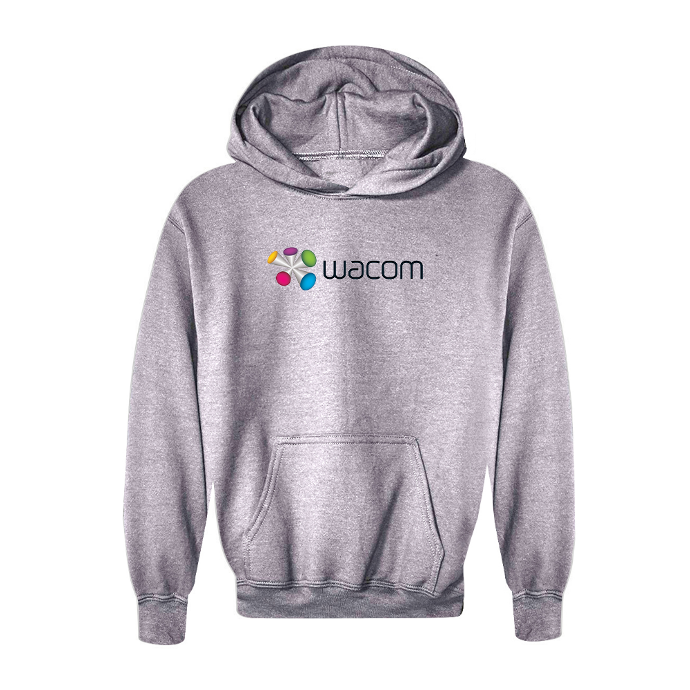 Youth Wacom  Logo  Pullover Hoodie