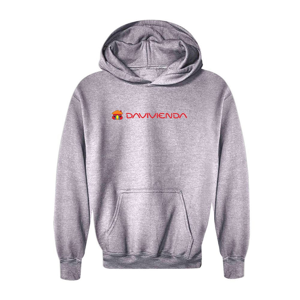 Youth Davivienda Logo Pullover Hoodie