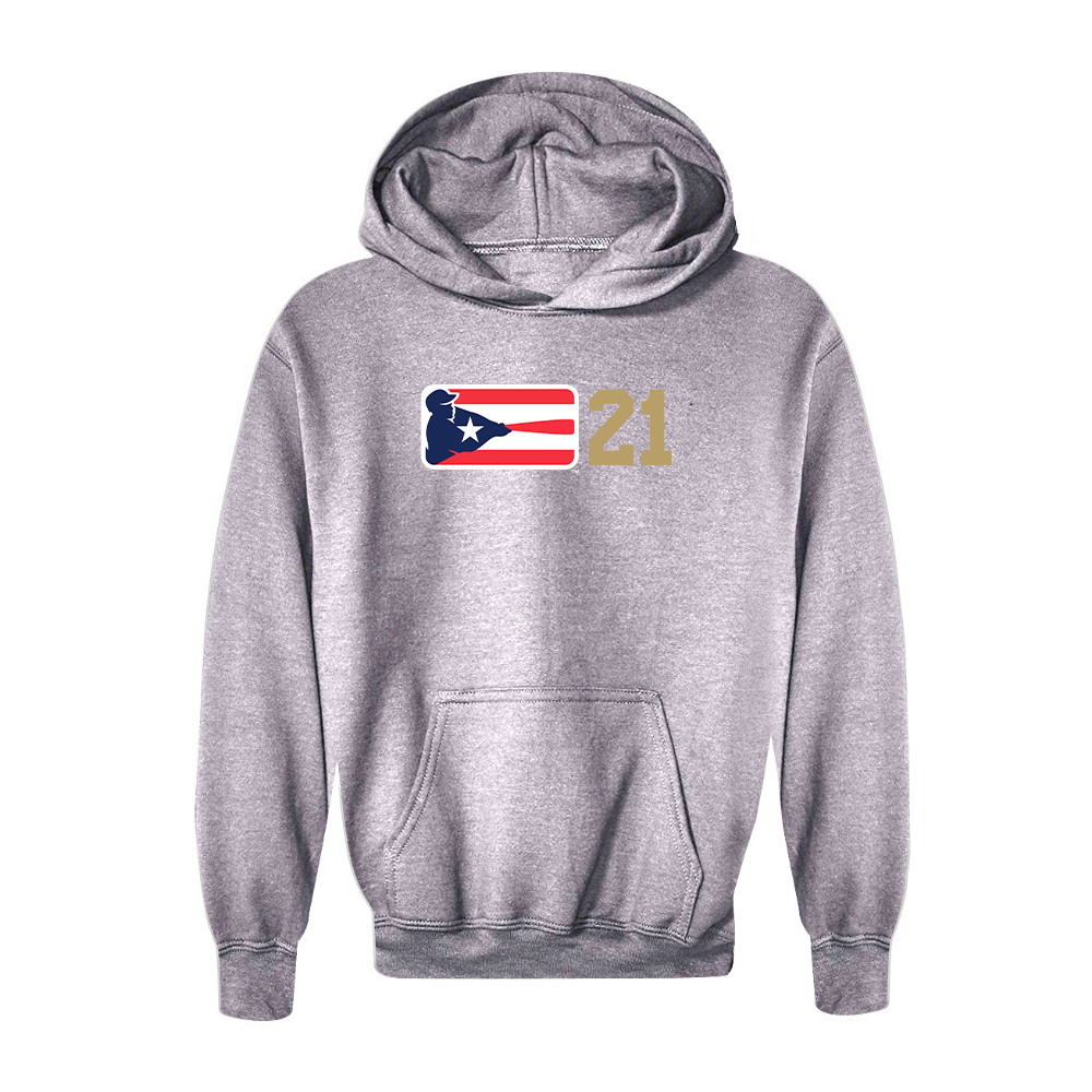 Youth  Liga de Beisbol Profesional Roberto Clemente Logo Pullover Hoodie