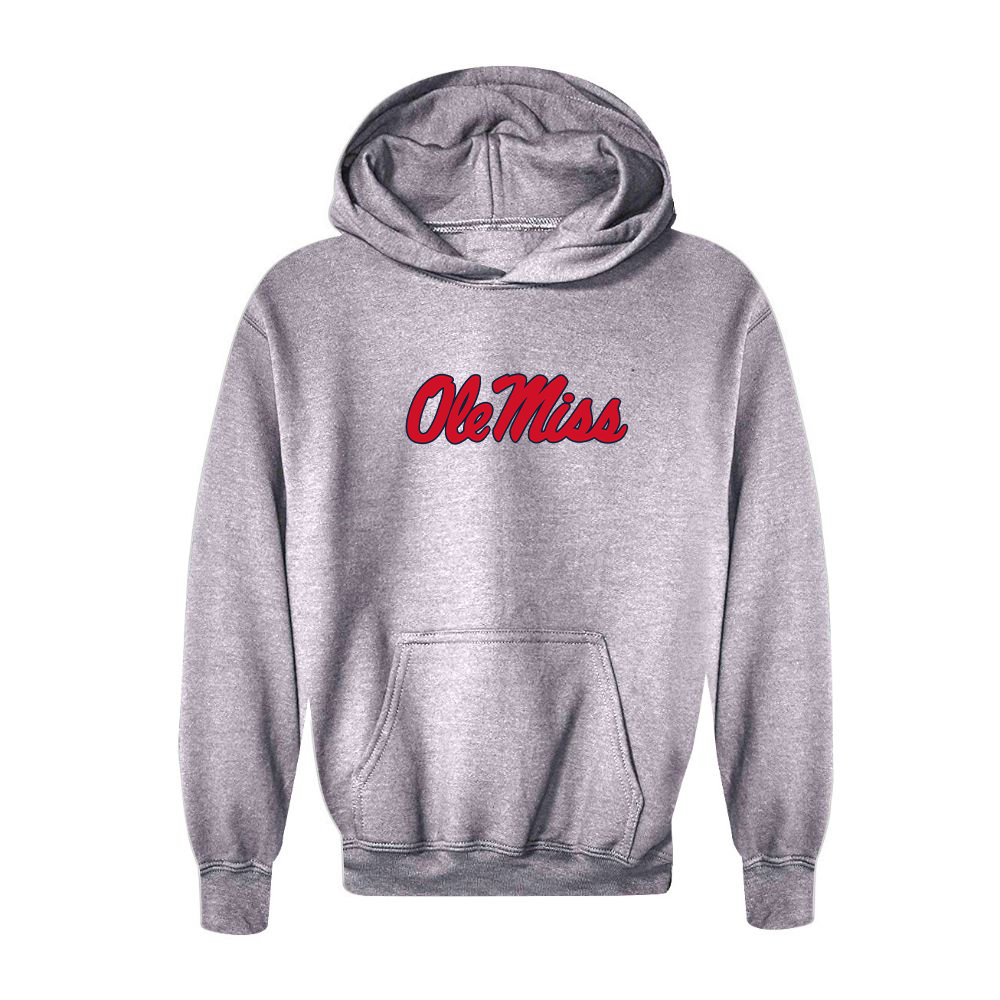 Youth Mississippi Rebels  Logo Pullover Hoodie