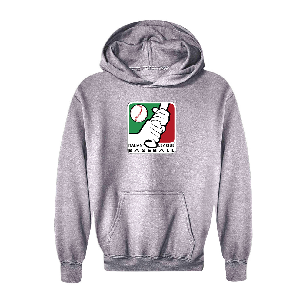 Youth  Italian Baseball League Logo Pullover Hoodie