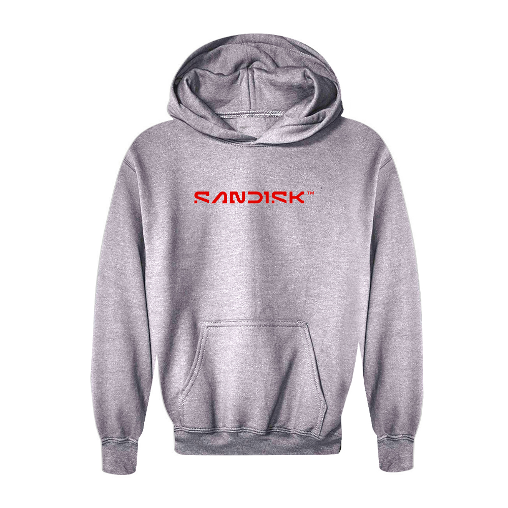 Youth SanDisk Logo Pullover Hoodie