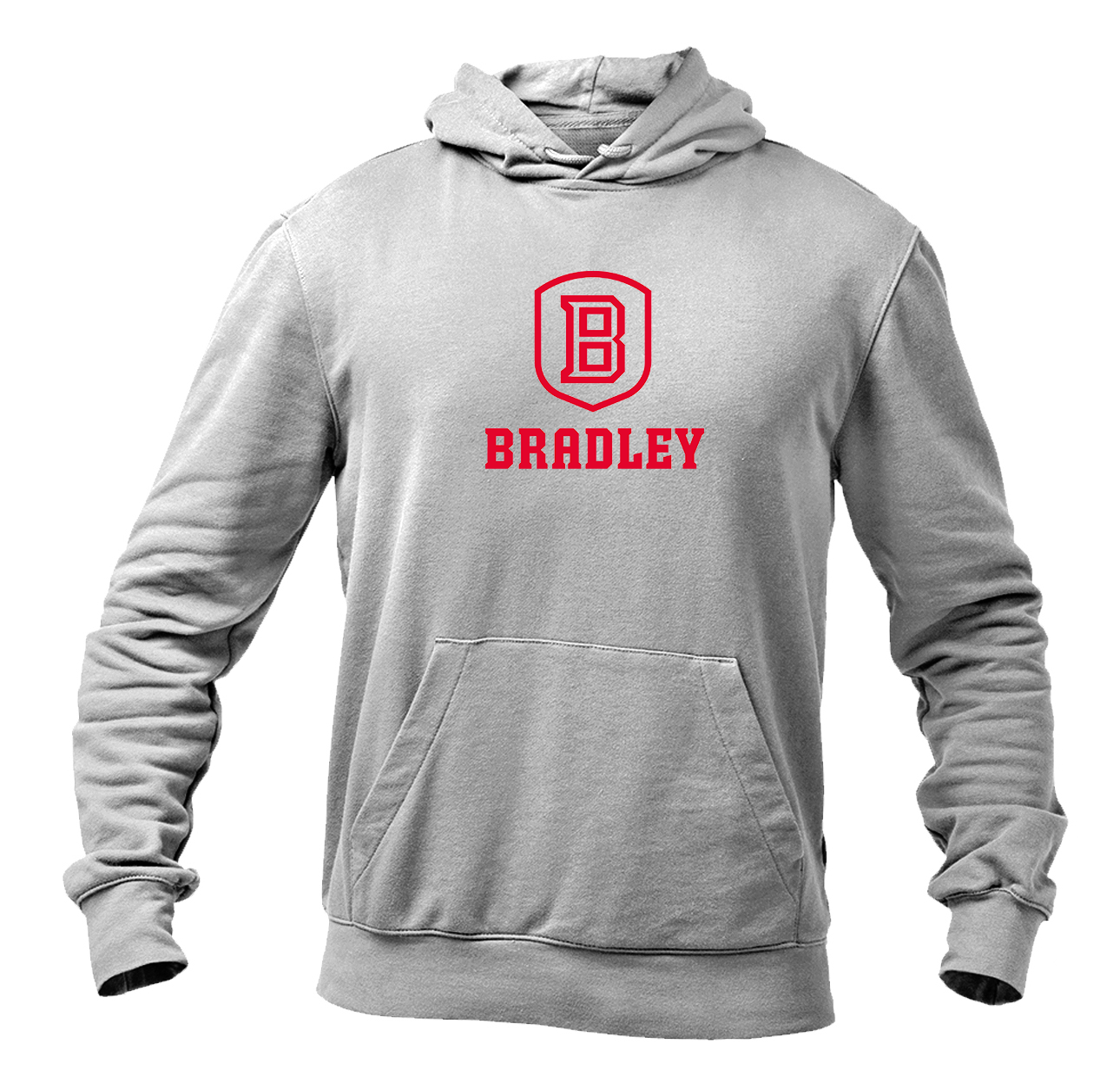 Men's Bradley Braves Softstyle Midweight Hooded Sweatshirt