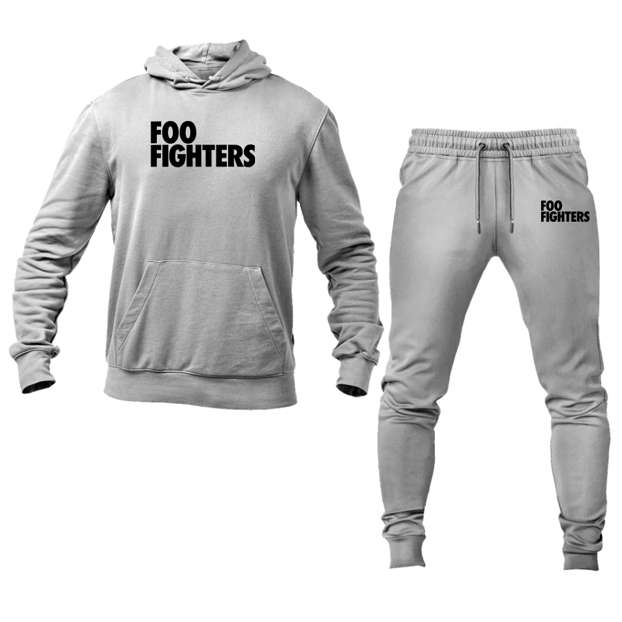Men's Foo Fighters Logo Hoodie Joggers Set