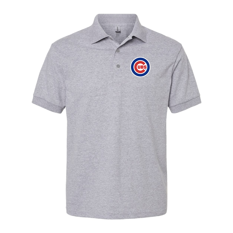 Men's Chicago Cubs Logo Dry Blend Polo