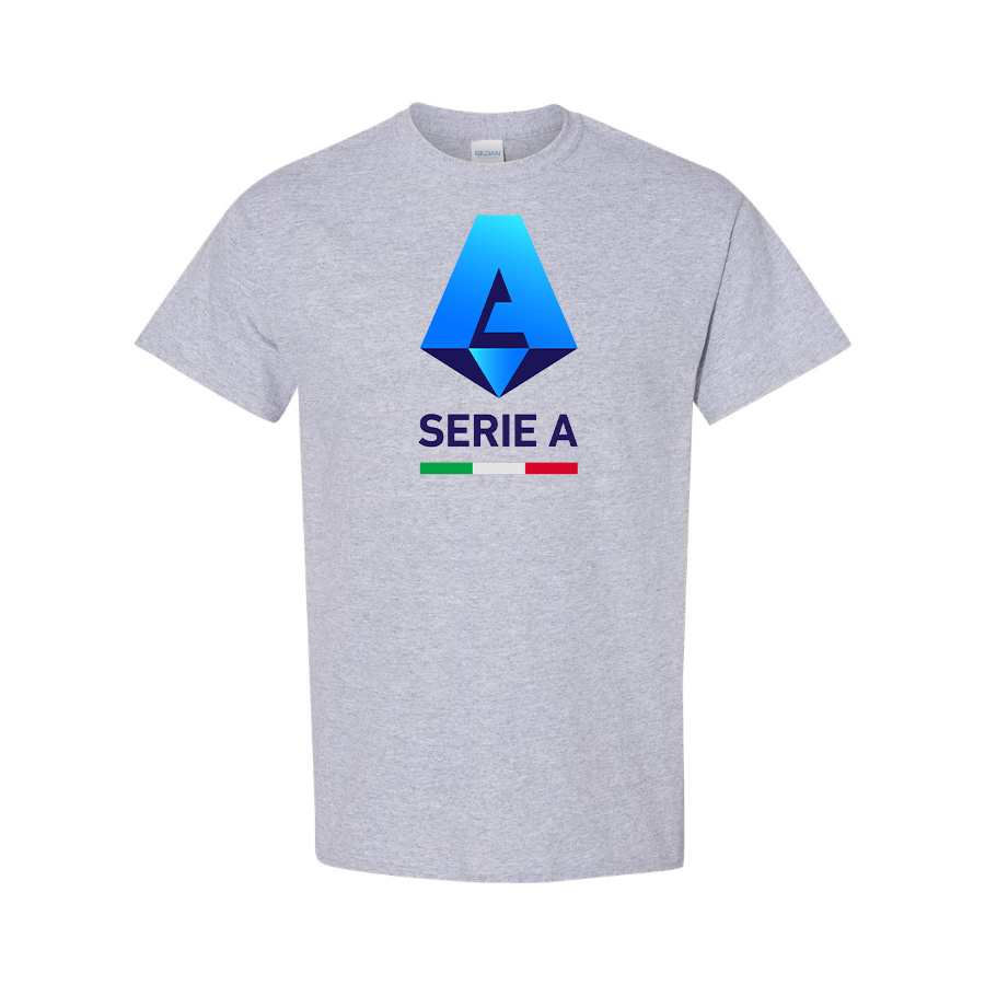 Men's Italian Serie A Logo Cotton T-Shirt